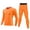 Orange, variant on Youth Boys Compression Thermal Base Layer Set Long Sleeve Athletic Quick Dry Lightweight Sports Tops Leggings Kids Sports Tights Set