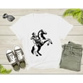 thumbnail image 2 of Cool Horse Pony Lover Gift Shirt For Men Women Kids Girls Boys Aesthetic Cowboy Horseback Rider Tshirt Graphic Sunset Silhouette T-shirt, 2 of 7