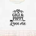 thumbnail image 4 of Inktastic Gigi and Pappy Love Me Girls Baby Dress, 4 of 5