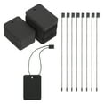 thumbnail image 1 of Unique Bargains Price Tags and Hang Tag String Clothing Tag, 2'x1.4' Black String Tags for Clothes, Retail Store 200 Set, 1 of 7