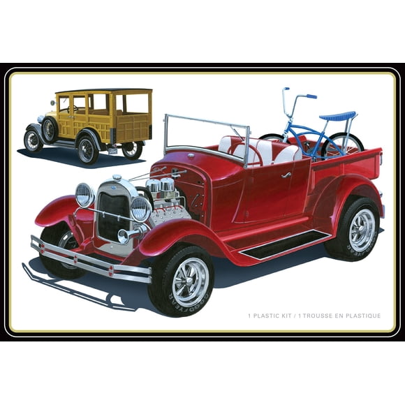 1929 Ford Woody/Pickup (AMT1269) 1:25 Scale Car Plastic Model Kit