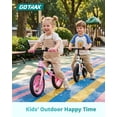 thumbnail image 4 of GOTRAX KS12 Kids Balance Bike for Ages 2-5, LED Light Strip, Lightweight ,Adjustable Seat, Easy to Assemble,White, 4 of 9