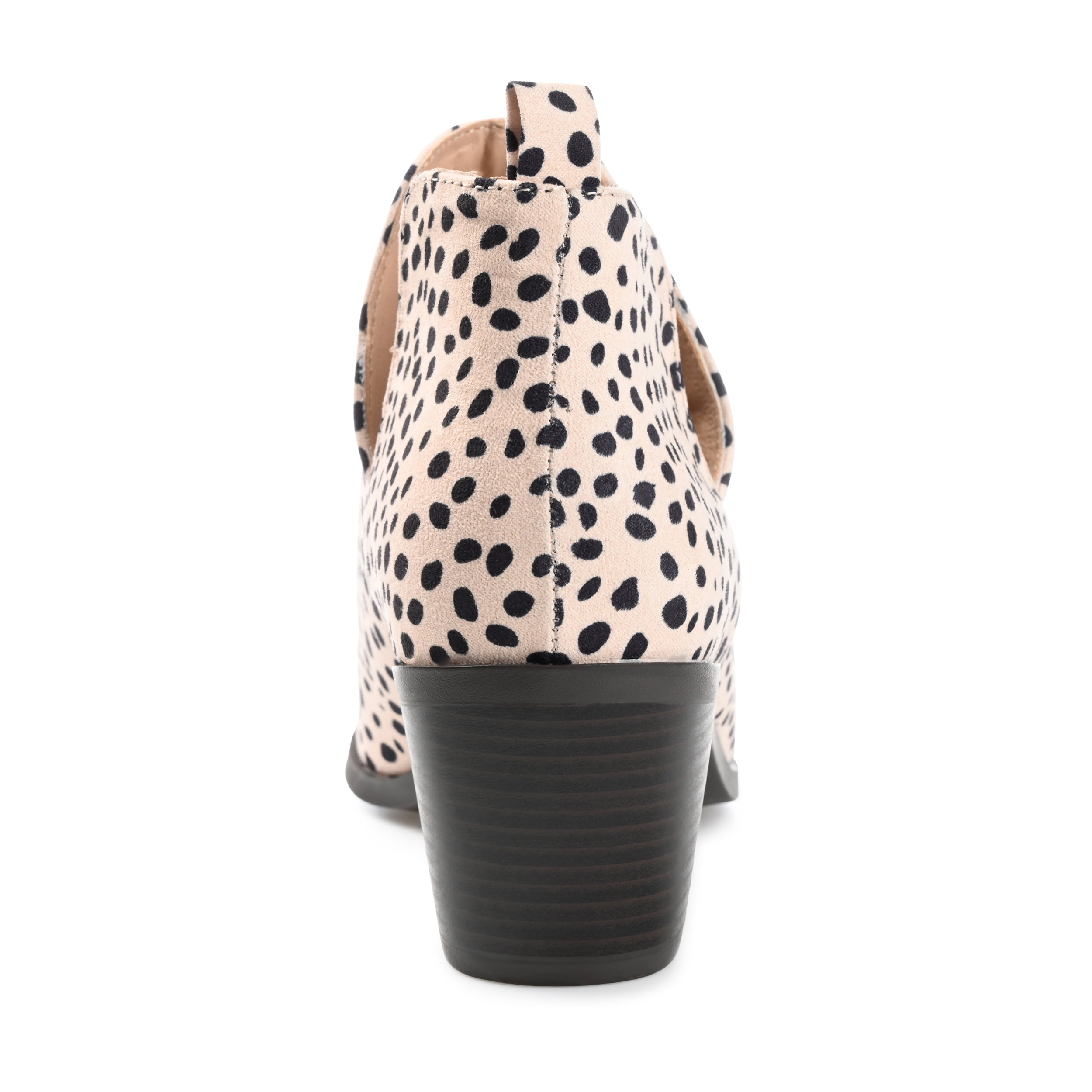 Journee Womens Lola Pull On Stacked Heel Booties, Widths Available