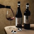 thumbnail image 3 of 4PCS Wine Drip Ring, Wine Drip Collars Stainless Steel Wine Collar Drip Ring Simple Wine Bottle Drip Collar with Velvet Felts Clever Dripper Guard Holder Tools Bar Kitchen Gadgets Wine Accessories, 3 of 6