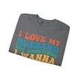 thumbnail image 2 of I Love My Husband But Sometimes I Wanna Square Up, Funny Wife Sweatshirt, 2 of 5