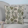 thumbnail image 4 of 24x24 Pillow Covers Set of 2, Sage Green Coral Coastal Square Throw Pillow Covers for Couch/Sofa/Living Room, Summer Beach Nautical Ocean Decorative Soft Pillowcases for Couch Throw Pillows, 4 of 7