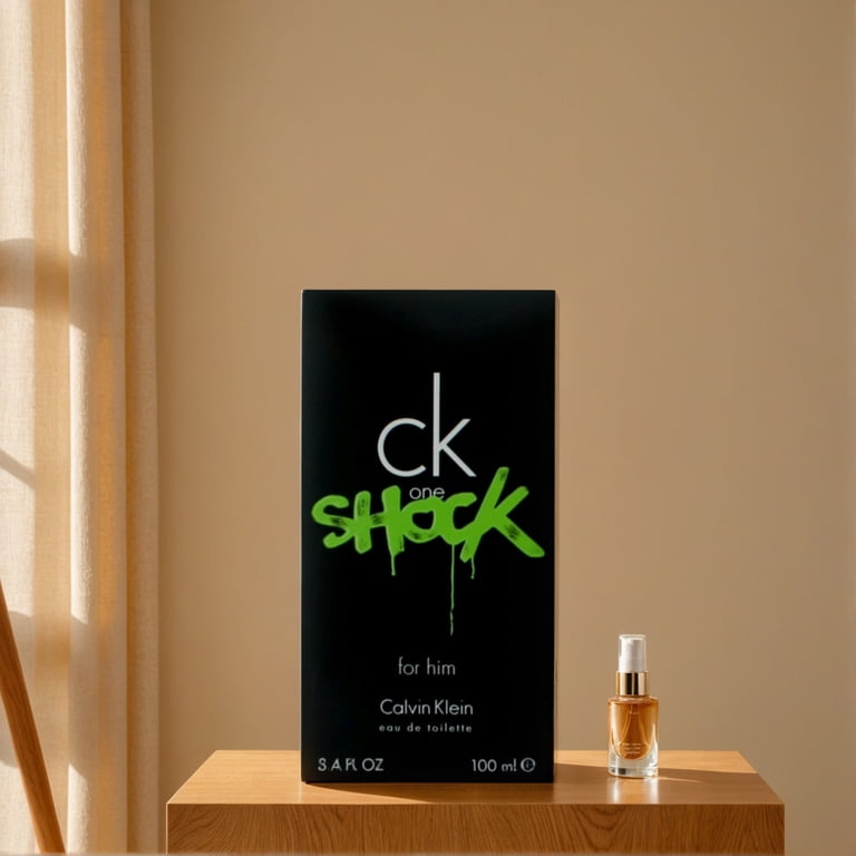 Calvin Klein CK One Shock Eau De Toilette for Men, 3.4 Oz