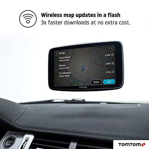 TomTom GO 7" GPS Navigation with Congestion and Cam Alerts Thanks to TomTom Traffic, World Maps, Updates via WiFi, Parking Availability, Fuel Prices, Click-Driv - Walmart.com