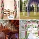 thumbnail image 5 of Enredadera Artificial de glicina, guirnalda colgante de 2 piezas, flores de seda, plantas, follaje, flor, decoración de boda, jardín y fiesta, 5 of 5
