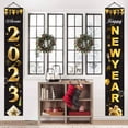 thumbnail image 4 of Welcome Wall Ornaments Home Decor Black Gold Couplet Curtain Couplet Banner Door Garlands Wall Pendants 1, 4 of 8