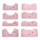thumbnail image 2 of Guía de reglas para camisetas de 8 piezas, accesorios para camisetas de todos los tamaños, prensa de calor para jóvenes Rosa, 2 of 8