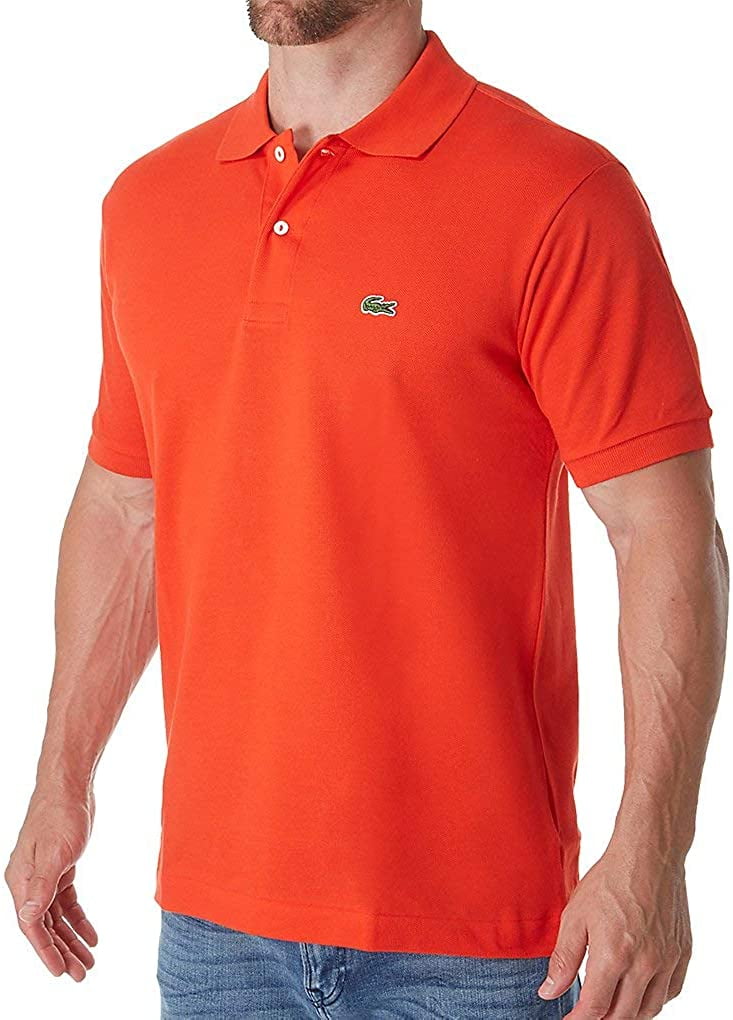 orange lacoste t shirt
