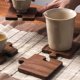 thumbnail image 3 of 4 pieces Posavasos de madera de primera calidad para bebidas, posavasos de café, cerveza, accesorios de Bar, 3 of 4