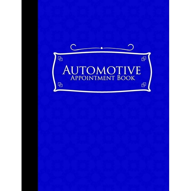 Automotive Appointment Book 6 Columns Appointment Maker, Appointment