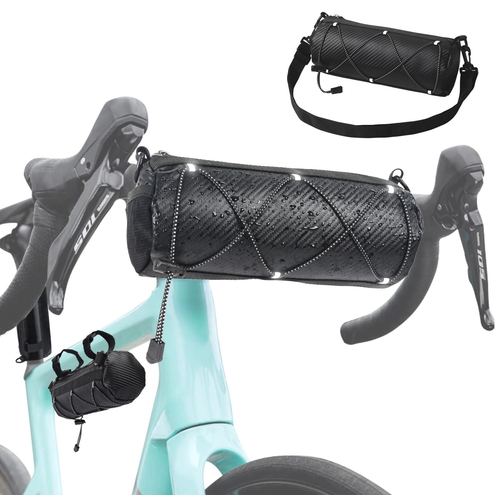 Eccomum Waterproof 10L Bicycle Rear Seat Bag, Cycling Bike Rack
