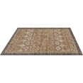 thumbnail image 6 of 7.5x9.5 ft Large Area Rug Vintage Brown Green Anti-Skid Tear-Resistant Machine Washable Low Pile Floor Mat for Living Room Bedroom, 6 of 8