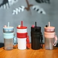 thumbnail image 1 of Sentmoon Plastic Cups with Lids and Straws Scald Proof Water Cup Heat Proof Plastic Straw Water Cup Ice Bar Water Cup Large Capacity Straw Drop Proof Portable Water Cups, 1 of 9