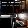 thumbnail image 5 of Electric Scooter for Adults 350W 8.5' Solid Tires Folding Commuting E-Scooter with APP and High Speed of 19MPH Blue, 5 of 8