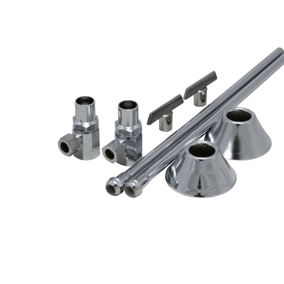 Proflo Pfxcat32cklk12 1/2" X 3/8" Supply Kit - Chrome