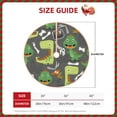 thumbnail image 4 of Kll Cartoon Dinosaurs Christmas Tree Skirt ,Party Decorations Farmhouse For Christmas Decorations Holiday Party, 4 of 8