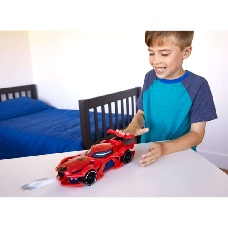Hot Wheels Marvel Spider Man Web Car Launcher