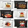 thumbnail image 1 of Set de bolsas de maquillaje Reginary Casino Dice Poker Chips x12 para mujer, 1 of 6