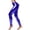 Blue, variant on Women's Leather Leggings High Waisted Stretchy Shiny Pants