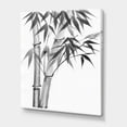 thumbnail image 3 of Vintage Black and White Bamboo 30 in x 40 in Painting Canvas Art Print, by Designart, 3 of 4