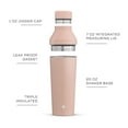 thumbnail image 6 of JoyJolt Vacuum Insulated Cocktail Protein Shaker - 20 oz - Pink, 6 of 7
