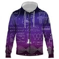 thumbnail image 1 of Sudadera con capucha y cremallera de fórmula matemática con impresión 3D para primavera y otoño, informal, de manga larga, de gran tamaño, para hombre, 1 of 6