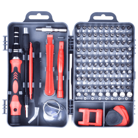 Hyper Tough 115-in-1 Magnetic Precision Screwdriver Set, Electronics Repair Tool Kit with Case for Screen Repair, Computer, iPhone, Tablet, Game Console, Phone & Small Electronics Fix
