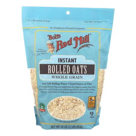 (Price/Case)Bob S Red Mill Instant Rolled Oats 16 Ounce Bag - 4 Per Case