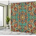 thumbnail image 5 of Ambesonne Mandala Shower Curtain, Oriental, 69"Wx75"L, Teal Indigo Ruby, 5 of 5