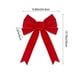 thumbnail image 3 of Adornos navideños, adornos navideños, regalos navideños, cinta de terciopelo, lazo de cola de golondrina rojo navideño, alambres decorativos, adornos, lazo flocado, nudo mariposa de poliéster, 3 of 6