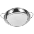thumbnail image 4 of unbranded Wok Lot de 1 avec Double Poignée en Acier Inoxydable Surface Antiadhésive pour Cuisine Maison, 4 of 8