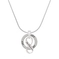 thumbnail image 1 of Delight Jewelry Silvertone Je T'aime Infinity Sign Joy Ring Charm Necklace, 18", 1 of 4