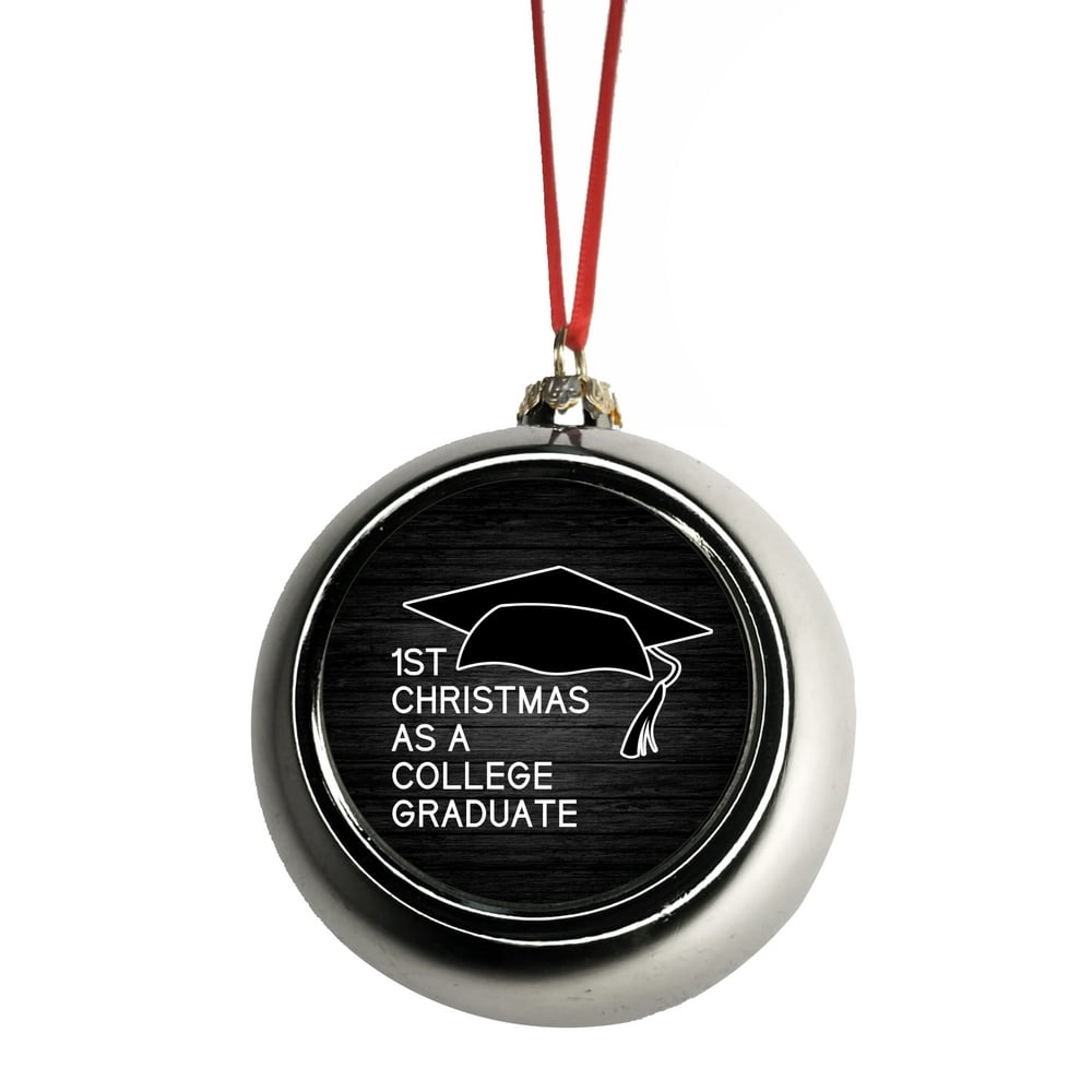 College Graduate Christmas Ornament College Graduation Ornament 1st