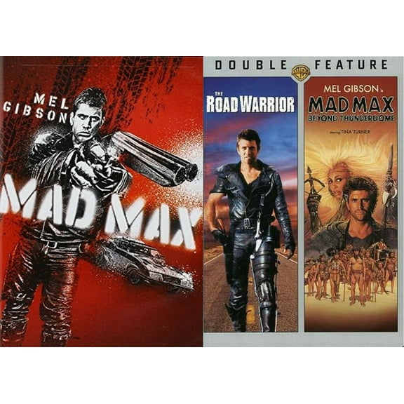 Mad Max Trilogy - Road Warrior   Mad Max   Beyond the Thunderdome 3 Pack Movie Action set 35th Anniversary Mel Gibson