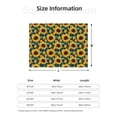thumbnail image 2 of Throw Blanket for Couch, vintage Sunflowers Aesthetic cute Super Soft Fuzzy Comfy Warm Throw Blanket, Cuteness Lightweight Cozy Plush Flannel Blanket & Throws for Sofa and Bed All Season, 2 of 5