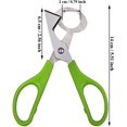 thumbnail image 2 of Juego de 2 tijeras para huevos de codorniz, tijeras para huevos de codorniz de acero inoxidable, tijeras para huevos pequeños, tijeras para abrir huevos de codorniz, abridor de cáscara de acero inoxid, 2 of 5