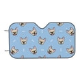 thumbnail image 7 of Goofa Cute French Bulldog Printed Car Windshield Sunshade,Foldable Reflective Sun Visor,UV Protection Heat Blocker Sunshade,Car Cooling Accessory-Medium, 7 of 7