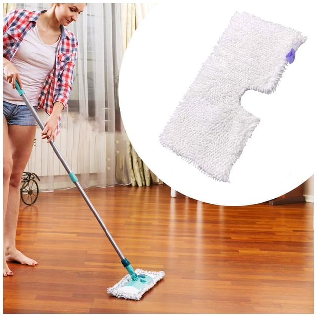 Mopa de vapor lavable con agua, fibra fina, motor de vapor, mopa de repuesto, apta para mopas de vapor y limpiadores de suelos duros