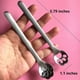 thumbnail image 2 of Juego de 8 cucharas de pata de gato, acero inoxidable 18/10, azúcar, café, pastel, postre, cuchara para helado, cuchara para agitar, 5,5", 2 of 5