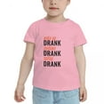thumbnail image 2 of Wake up Drank Laydown Drank spitup Drank Funny Toddler T-Shirts for Boys Girls (Pink, 5/6T), 2 of 5