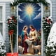 thumbnail image 1 of xihome Cubrepuertas navideño grande de polister, 90 x 200 cm, con diseño de Pap Noel., 1 of 6
