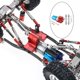 thumbnail image 4 of Accesorios de actualización del motor del cepillo Yotijar para WPL C14 B24 B16 B26 RC Car Truck rojo Eje de accionamiento, 4 of 7