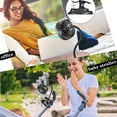 thumbnail image 5 of Clip on Fan Usb Mini Fan Battery Operated Desk Fan with Emergency Power Bank, Baby Stroller Fan Rechargeable Personal Fan Flexible Neck 3 Speeds Great for Beach Car Camping Dorm Bed Office-Deep Blue, 5 of 8