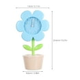 thumbnail image 2 of STRANDCHIC Kids Clock Flower Alarm Clock Sky-blue Silent Movement for Students Bedside 1Pcs, 2 of 8