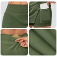thumbnail image 7 of Npasoilc Skorts for Women High Waist Outdoor Tennis Pleated Quick Dry Breathable Athletic Jogger Skirt Solid Color Casual Mini Skirt, 7 of 7