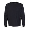 thumbnail image 1 of Camiseta con bolsillo de manga larga Comfort Colors, negro, L Colores Confort 4410, 1 of 1